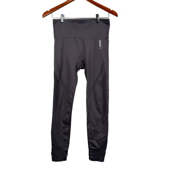 Gymshark Power Dry Seamless Leggings Core Gray Leggings Size M - Picture 1 of 6